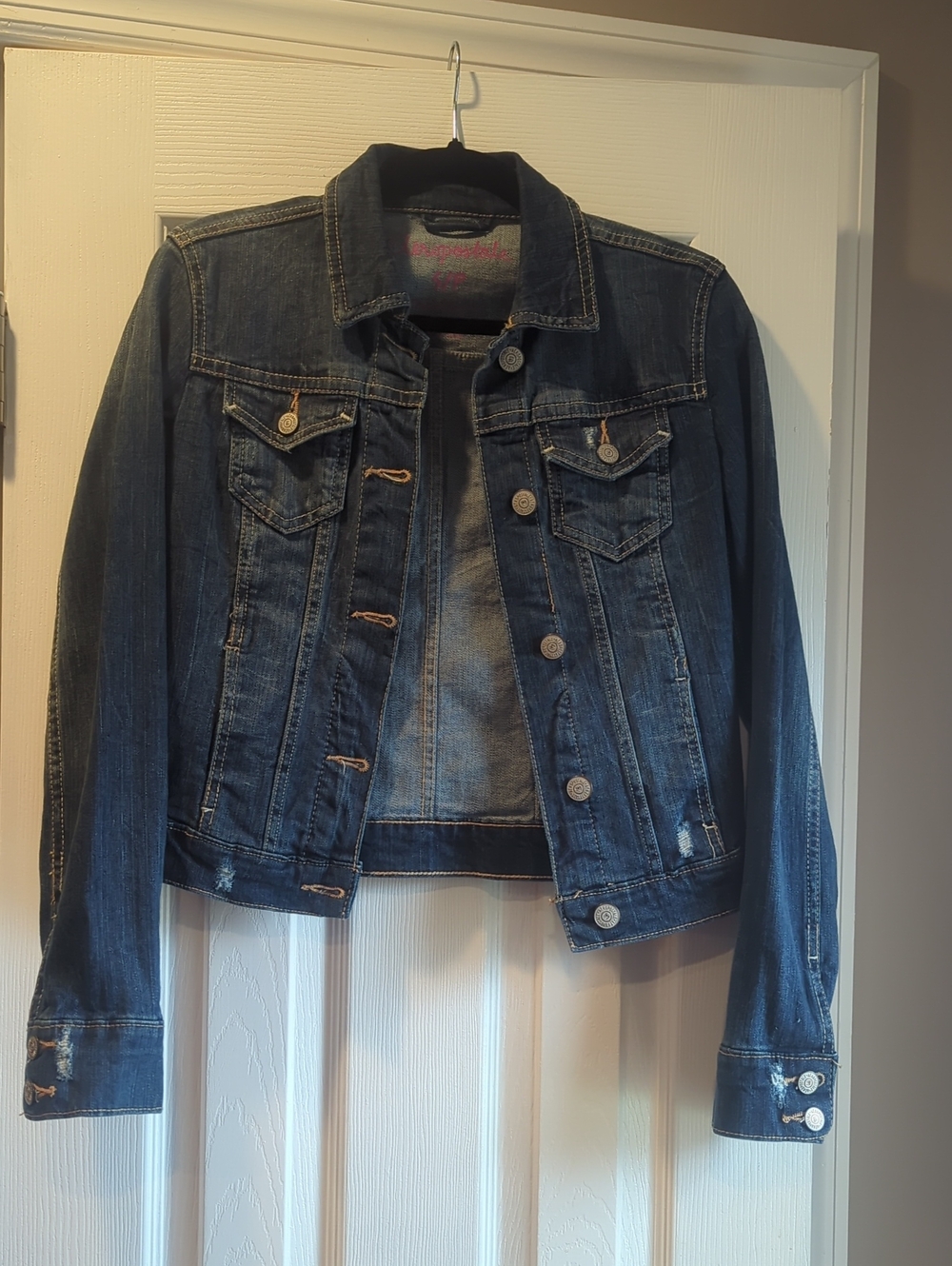 Aeropostale Classic Women's Dark Blue Denim Jacket